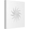Ekena Millwork Standard Sedgwick Spiral Rosette With Square Edge, 7"W x 7"H x 3/4"P ROSP070X070X075SDG12 - alternate 1